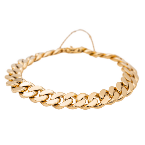 Bracelet Bracelet maille gourmette en or rose 18 carats 58 Facettes 3136365CN