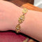 Bracelet Bracelet en or jaune 18 carats serti de diamants 58 Facettes 31503