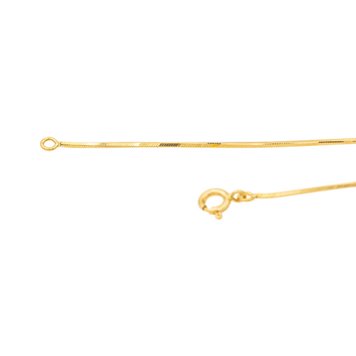 Collier Collier en or jaune 18 carats avec diamant taille brillant 0,16 ct 58 Facettes 3164017CN