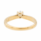 Bague 50 Bague solitaire en or jaune 18 carats avec diamant brillant 0,31 ct 58 Facettes 3172811RV