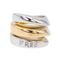 Bague 50 Fred - Bague en or blanc et or jaune 18 carats 58 Facettes 3175434CN