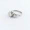 Bague 54 Bague ancienne en or blanc 18 carats et diamants 58 Facettes 31885