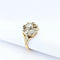 Ring 55 Antique ring in 18-carat yellow gold and diamonds 58 Facettes 31887