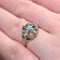 Ring 55 Antique ring in 18-carat yellow gold and diamonds 58 Facettes 31887