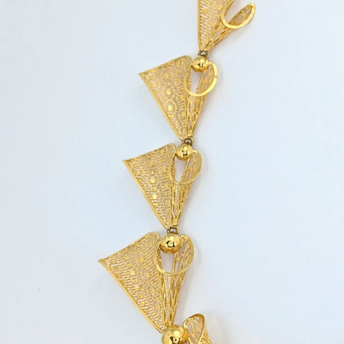 Collier Collier nœuds en or jaune 18 carats 58 Facettes 31901