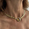 Collier Chimento - Collier en or jaune et or blanc avec citrine, saphirs et diamants 58 Facettes 31915