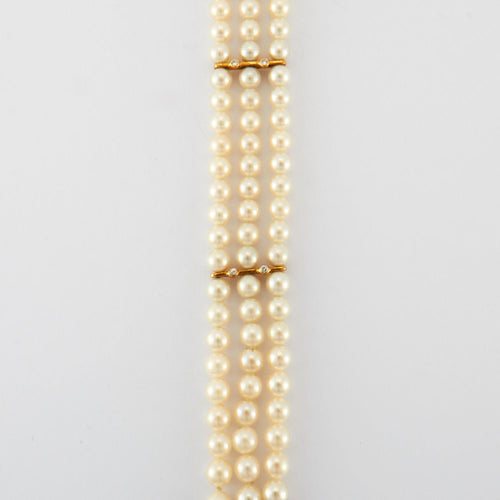 Bracelet Bracelet de perles rubis et diamants 58 Facettes DV0257-1