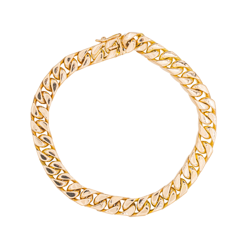 Bracelet Bracelet maille gourmette en or jaune 18 carats 58 Facettes 3203665CN