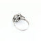 Bague 54 Bague florale en or blanc 18 carats et diamants 58 Facettes 32109
