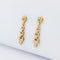 Boucles d'oreilles Boucles d'oreilles maillon en or jaune 18 carats et diamants 58 Facettes 32180
