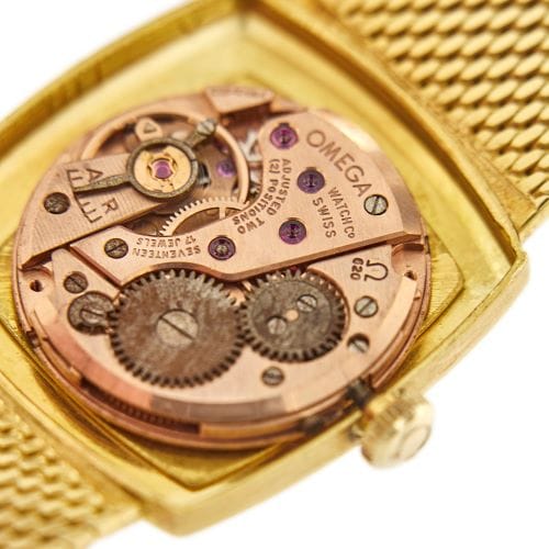 Montre Omega - Montre femme en or jaune 18 ct 58 Facettes 32185