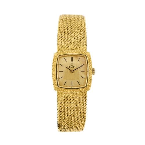 Montre Omega - Montre femme en or jaune 18 ct 58 Facettes 32185