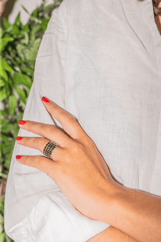 Bague 53 Mauboussin Route de Tennesse - Bague en or blanc 18 carats 58 Facettes 3218889CN