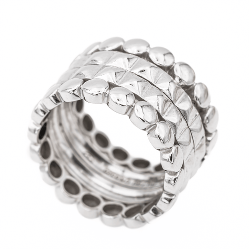 Bague 53 Mauboussin Route de Tennesse - Bague en or blanc 18 carats 58 Facettes 3218889CN