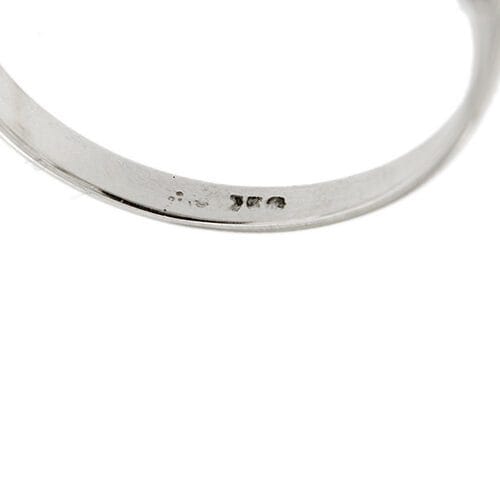 Bague 61 Bague fleur en or blanc 18 carats et diamants 0,95 ct 58 Facettes 32265