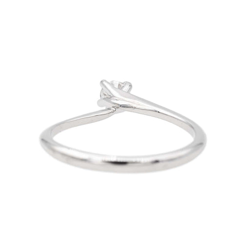 Bague 51 Bague solitaire en or blanc 18 carats avec diamant 58 Facettes 3227153CN