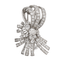 Pendentif Pendentif broche en or blanc 18 carats et platine avec diamants 58 Facettes 3227160CN