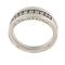 Bague 54 Chimento Aeternitas - Bague alliance en or blanc 18 kt et diamants 58 Facettes 32439