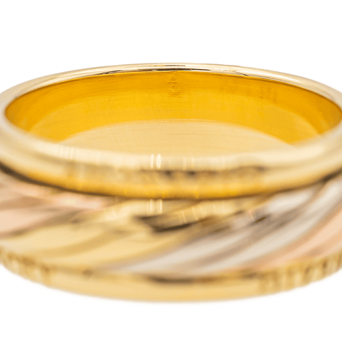 Bague 53 Givenchy - Bague en or jaune, or blanc et or rose 18 carats 58 Facettes 3240784CN