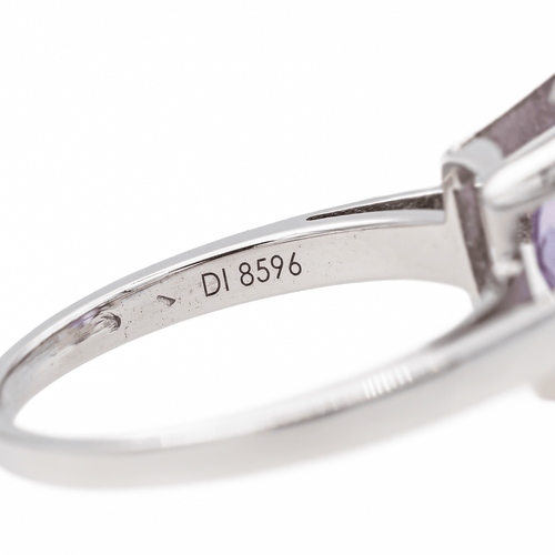 Bague 54 Mauboussin Mon Bébé d'Amour - Bague en or blanc améthyste et diamants 58 Facettes 3241065CN