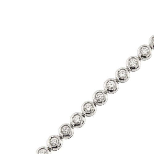 Bracelet Bracelet tennis - Bracelet en or blanc 18 ct et diamants 58 Facettes 32422