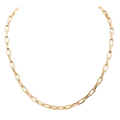 Collier Collier chaîne maille forçat en or jaune 18 carats 58 Facettes 3243949CN