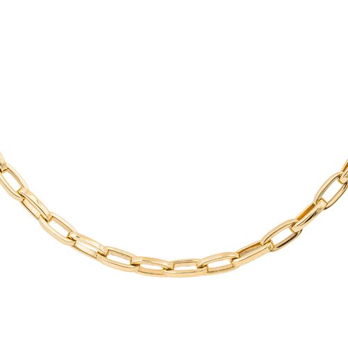 Collier Collier chaîne maille forçat en or jaune 18 carats 58 Facettes 3243949CN