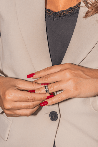 Bague 50 Balmain - Bague en or blanc 18 carats et diamants 58 Facettes 3244467CN