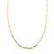 Collier Collier maille Figaro (gourmette 3+1) en or jaune 18 kt 58 Facettes 32486