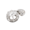 Pendentif Pendentif solitaire en or blanc 18 carats et diamants 58 Facettes 3249820CN