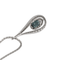 Collier Collier pendentif en or blanc 18 carats saphir et diamants 58 Facettes 3263778CN