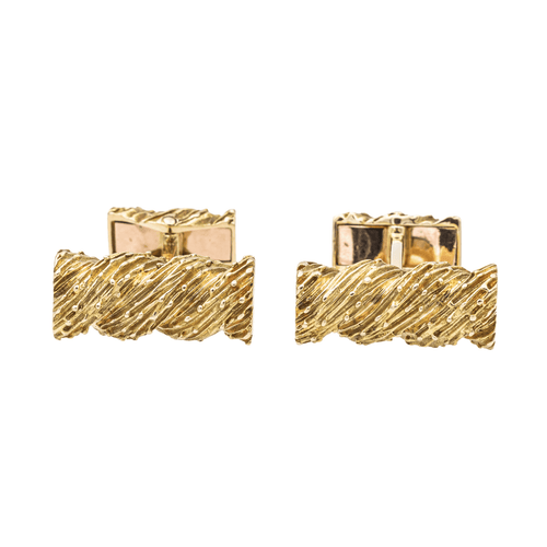 Boutons de manchette Van Cleef & Arpels - Boutons de manchette en or jaune 18 carats 58 Facettes 3263784CN