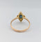 Bague 53 Bague marquise en or jaune 18 carats, saphir et diamants 58 Facettes 32638