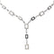 Collier Collier en or blanc 18 carats serti de diamants 58 Facettes 3281584CN