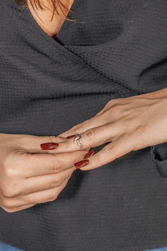 Bague 49 Dinh Van Menottes - Bague en or blanc 18 carats 58 Facettes 3288949CN