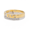 Bague 52 Bague en or jaune et or blanc 18 carats sertie de diamants 58 Facettes 3289870CN