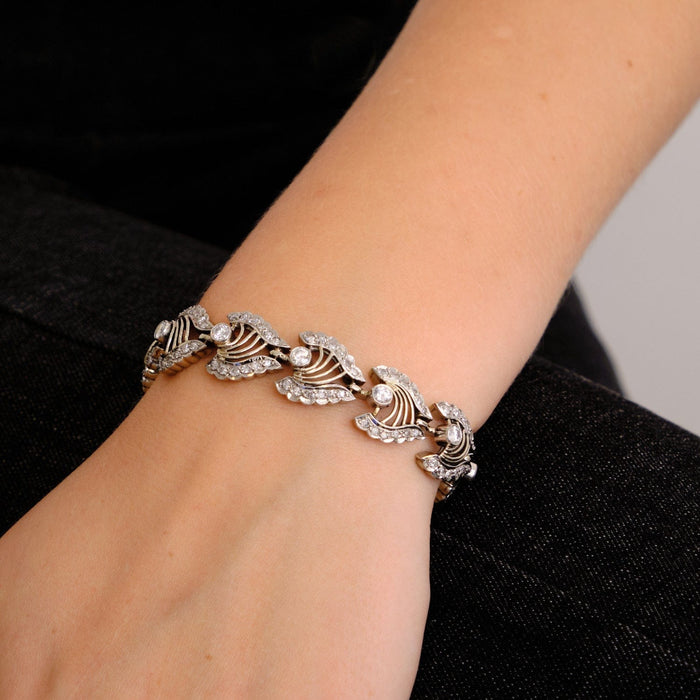 Bracelet Bracelet Platine Or et Diamants 58 Facettes DV0238-2