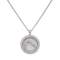 Collier Chopard Happy Diamonds - Collier pendentif cœur en or blanc et diamants 58 Facettes 3292155CN