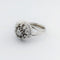 Bague 55 Bague double halo en or blanc 18 carats et diamants 58 Facettes 32932