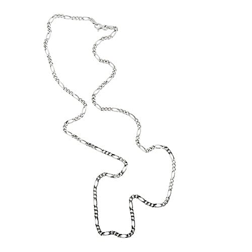 Collier Collier maille Figaro en or blanc 18 kt 58 Facettes 33207
