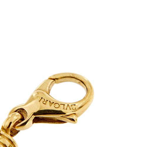 Bracelet Bulgari Astrale - Bracelet en or jaune 18 ct à double cordon noir 58 Facettes 33254