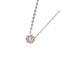Collier Salvini Corolla - Collier en or blanc 18 kt avec pendentif fleur et diamants 58 Facettes 33258