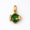 Pendentif Fabor Italy - Pendentif poisson vintage en or jaune 18 carats et émail vert 58 Facettes 33322