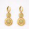 Boucles d'oreilles Boucles d’oreilles pendantes ajourées en or jaune 18 carats émaillées 58 Facettes 33346