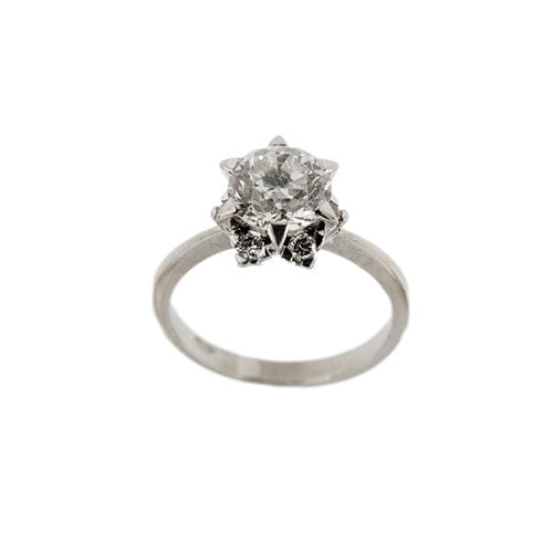 Bague 50 Bague solitaire - Platine 950 avec diamants 1,78 ct 58 Facettes 33443
