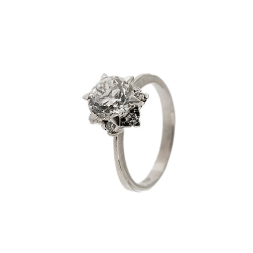 Bague 50 Bague solitaire - Platine 950 avec diamants 1,78 ct 58 Facettes 33443