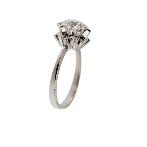 Bague 50 Bague solitaire - Platine 950 avec diamants 1,78 ct 58 Facettes 33443