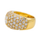 Bague 52 Bague cocktail en or jaune 18 carats et diamants 58 Facettes 3349320CN