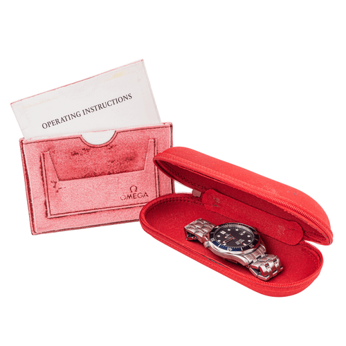 Montre Omega Seamaster - Montre Diver en acier, cadran bleu 41 mm 58 Facettes 3352058RV