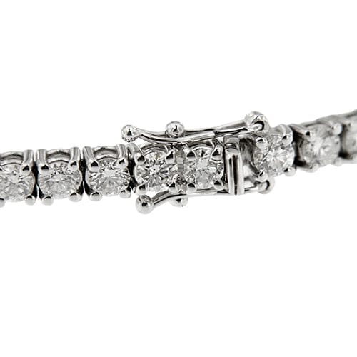 Bracelet Bracelet tennis - Bracelet en or blanc 18 ct et diamants 5,10 ct 58 Facettes 33555